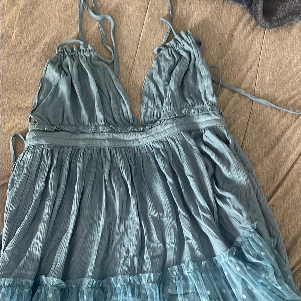 Blue dress